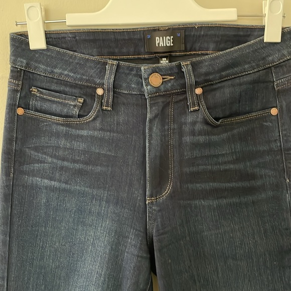 Paige - Hoxton Ankle- dark wash 28 - Picture 2 of 7